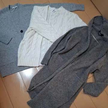 유니클로 가디건 미사용