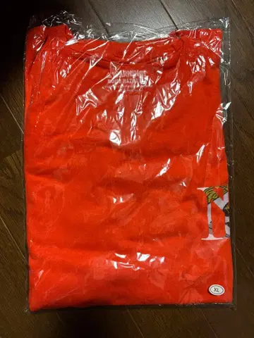 THE BONEZ LAB 티셔츠 오렌지 XL 사이즈 라이브