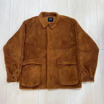 BEAMS 브라운 보아 자켓