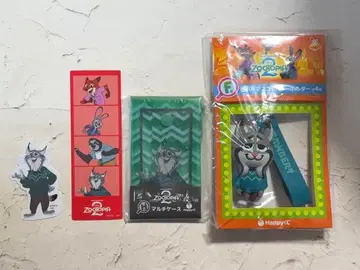 [미개봉 새상품] 주토피아2 해피 복권 F상 H상 파우버 세트 덤 포함