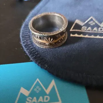 SAAD 실버 골드 반지 21호