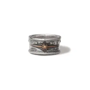 50센트 동전 모티브 실버 925 반지 21호