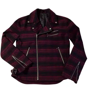 Y2K 올 패턴 더블 라이더 자켓 멀티 L 갸루 남자 오빠