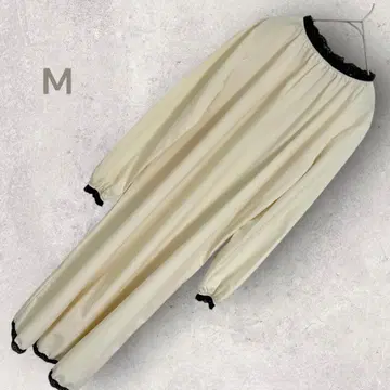 아이보리 롱 원피스 레이스 옷깃 프리 사이즈 심플 입학식 졸업식