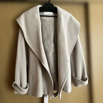 PROPORTION 후드 부착 울 코트