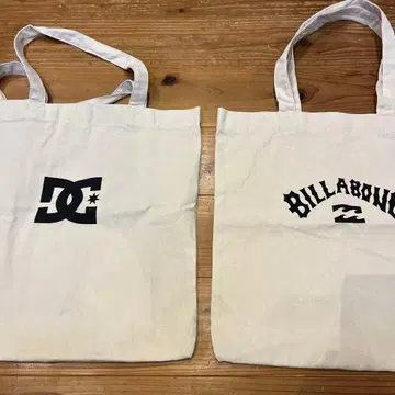 DC & Billabong 로고 토트백 세트