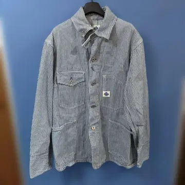 VMPD7-1114-13 POST 스트라이프 긴팔 데님 셔츠