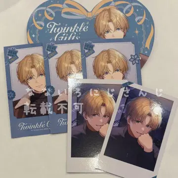 엑스알비오 니지산지 윈터 데이트 폴라로이드풍 카드 특전