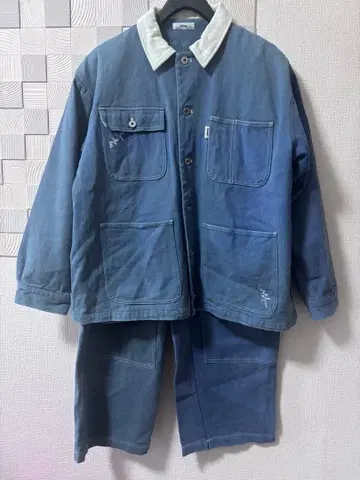 Perushu 블루 자켓 셋업