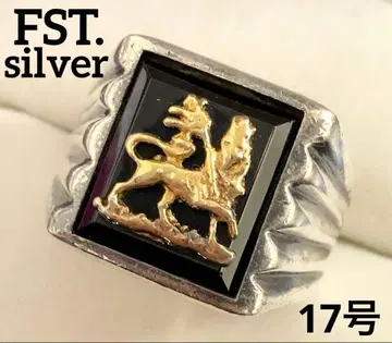 silver FST. 자라이온 반지 17호