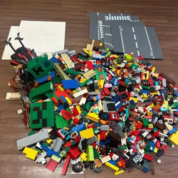 LEGO 부품과 플레이트 세트