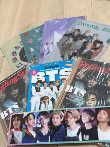 BTS 잡지 파일 새상품급
