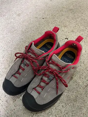 KEEN 재스퍼 WP 그레이/레드