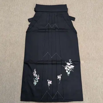 여자 하카마 자수 블랙 99cm