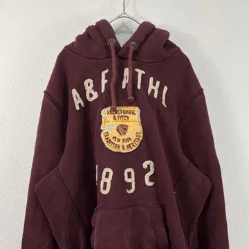 00s y2k abercrombie&fitch 아바클로 자수 후드티