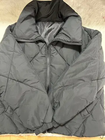 블랙 다운 자켓