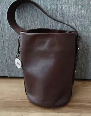 MARCO MASI 마르코 마지 버킷 백 다크 브라운