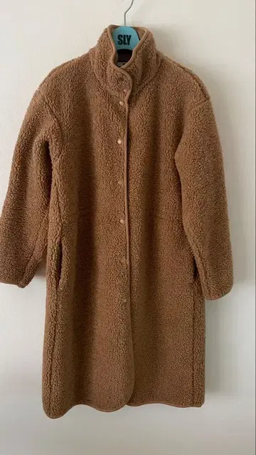 UNIQLO 보아 플리스 스탠드 카라 코트 S