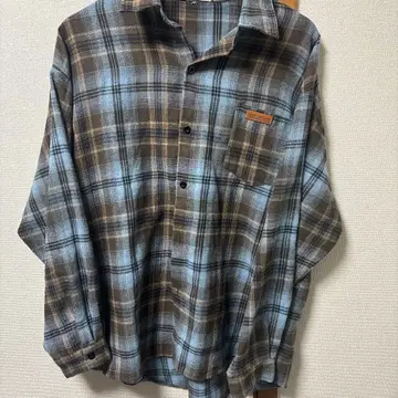 WEST BOY 체크 무늬 긴팔 셔츠