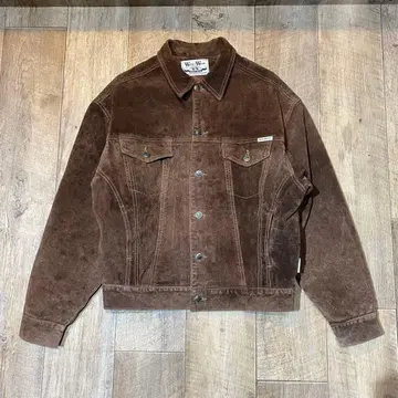 초레어 천연 가죽 leather tracker jacket