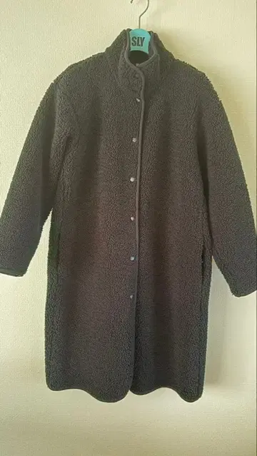 보아 플리스 스탠드 칼라 코트 UNIQLO S