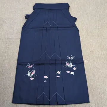 여자 하카마 자수 네이비 95cm