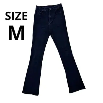 [ 새상품 ] 여성용 플레어 팬츠 블랙 M