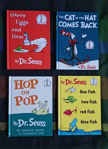 닥터 수스 그림책 세트 4권