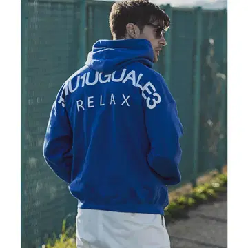 1PIU1UGUALE3 RELAX 속기모 백 로고 프린트 풀오버