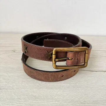 AMBOISE 앙부아즈 여성용 가죽 벨트 스타 별