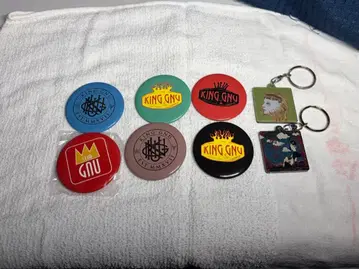 KING GNU 핀 배지 캔뱃지 9개 세트