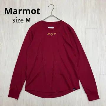 Marmot 마모트 와플 긴팔 꽃무늬 자수 티셔츠 M