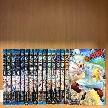 Dr.STONE 1~14, 16권 소설 [ 별의 꿈, 땅의 노래 ] 세트