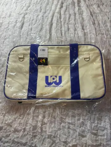 와페 WORLD PEGASUS 스쿨백 아이보리/블루