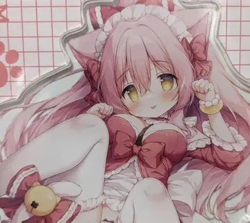 복숭아콩 코마모치 아크릴 피규어 아크릴 스탠드