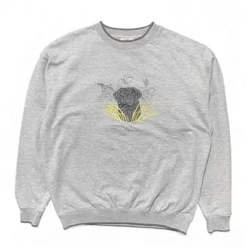 USA 구제 의류 라브라도 리트리버 맨투맨 트레이닝복 애니멀 자수 개