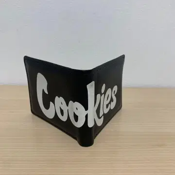Cookies 이단 접이식 지갑 블랙