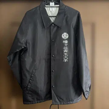 하타가야 재생대학 나일론 자켓 M 사이즈 블랙