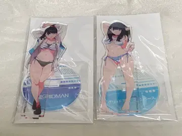 그리드맨 유니버스 쿠지메이트 타카라다 릿카 아크릴 스탠드 세트