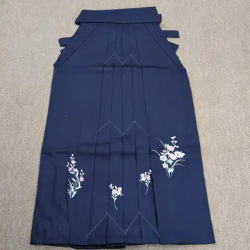 여자 하카마 자수 네이비 95cm