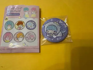 산리오 키키라라 시크릿 자수 캔 배지