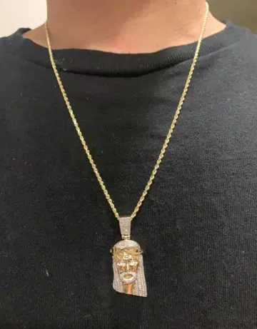 아발란체 목걸이 10k 다이아