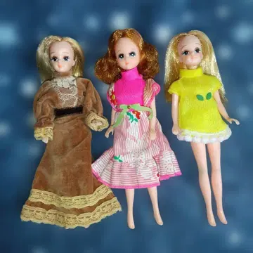 타카라 피코짱 클라라짱 리카짱 쇼와 레트로 인형 오래된 리카짱