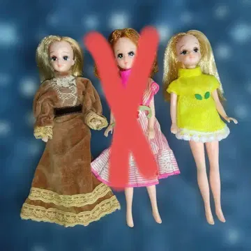 타카라 피코짱 리카짱 쇼와 레트로 인형 오래된 리카짱