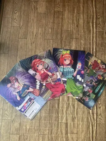 5등분의 신부 클리어 파일 2장 세트