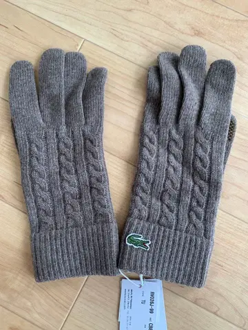 라코스테 케이블 짜임 장갑 RVO26J-99