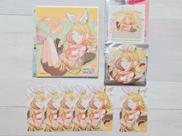 프로세카 카가미네 린 미니 색지 글리터 캔뱃지 아크릴 키링 에피카