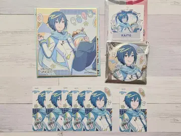 프로세카 KAITO 미니 색지 글리터 캔뱃지 아크릴 키링 에피카