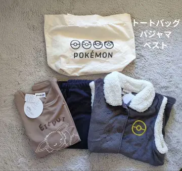 [ 새상품 ] 포켓몬 토트백 파자마 베스트 세트