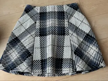 SNIDEL 스나이델 로빙 체크 스커트 0